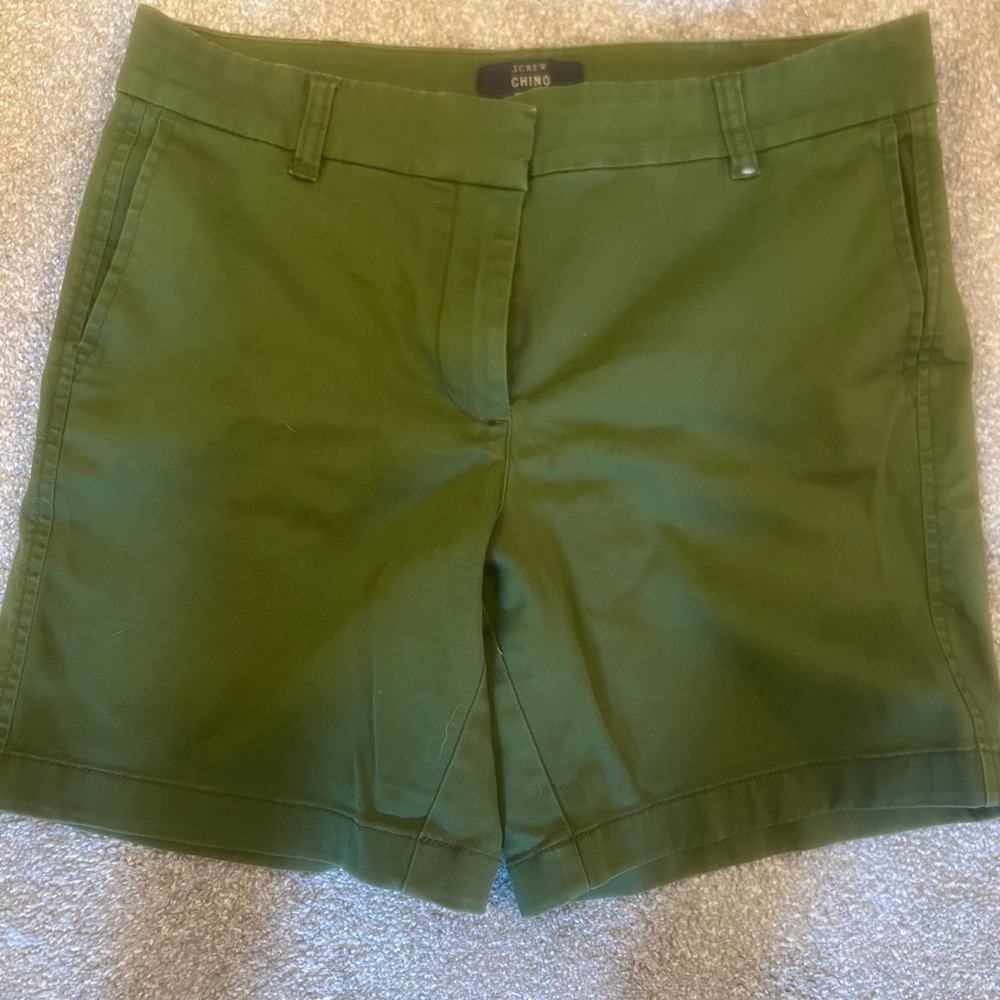 J. Crew Olive Green Women's Bermudas
